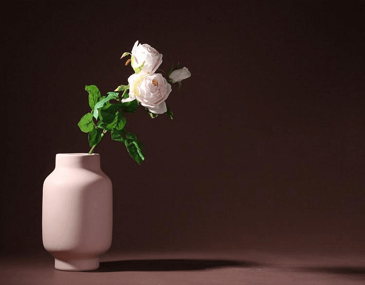 Cozy Berry Palette Clay Blossom Vase - Lily & Eden