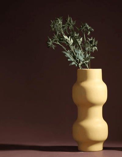 Cozy Berry Palette Clay Blossom Vase - Lily & Eden