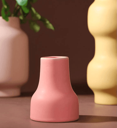 Cozy Berry Palette Clay Blossom Vase - Lily & Eden