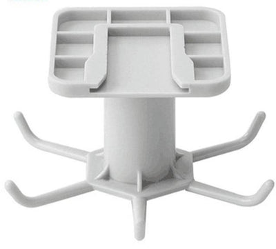 Under-Counter Rotating Kitchen Utensil Storage 6-Hook Organizer - Lily & Eden