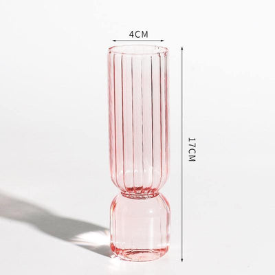Inverted Colorful Glass Vase - Lily & Eden