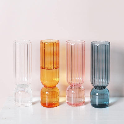 Inverted Colorful Glass Vase - Lily & Eden