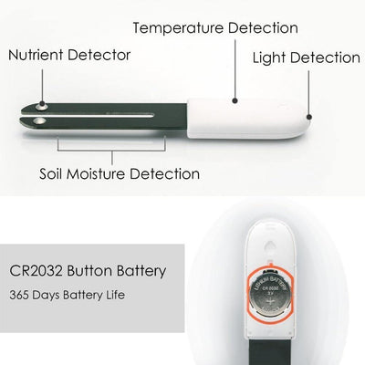 Intelligent Plant Water Meter and Wellness Sensor - Lily & Eden