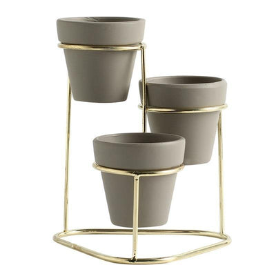 Ceramic Planters with Stand - Lily & Eden