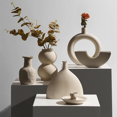 Hygge Contemporary Ceramic Vase - Lily & Eden