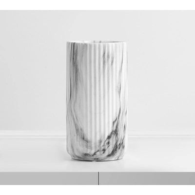Textured Marble Flower Vase M 8 x 9 x 17.5cm | Lily & Eden