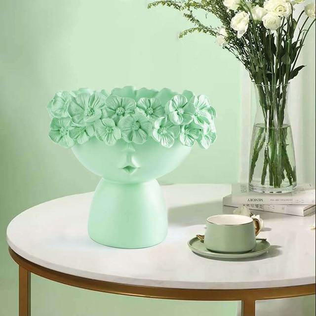 Vibrant Floral Tiara Container - Lily & Eden