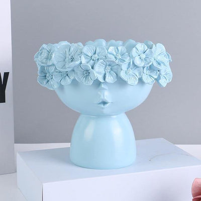 Vibrant Floral Tiara Container - Lily & Eden