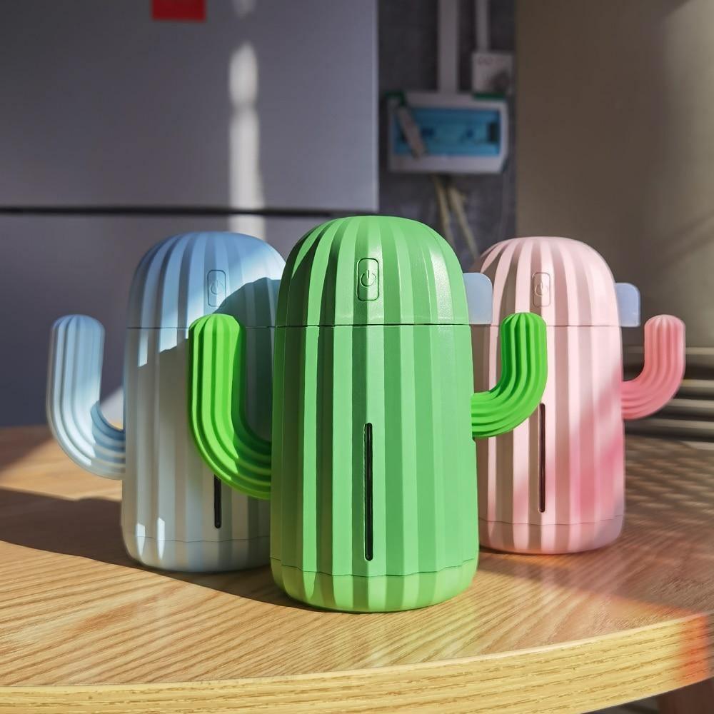 Compact Cactus LED USB Humidifier - Lily & Eden