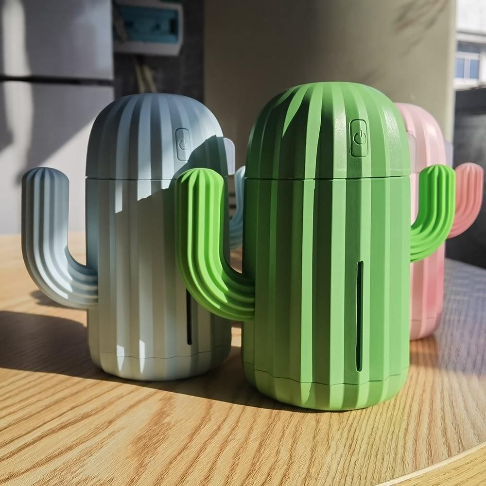 Compact Cactus LED USB Humidifier - Lily & Eden