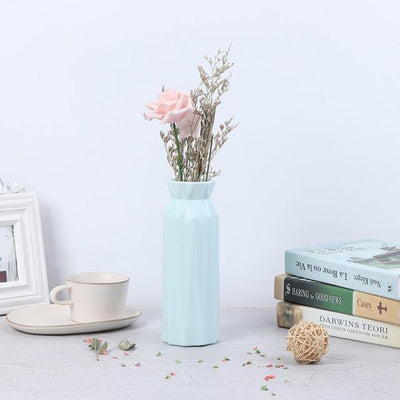 Angular Geometric Floral Vase - Lily & Eden