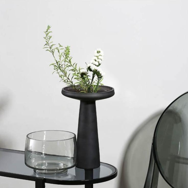 Frosted Blown Glass Vessel - Lily & Eden