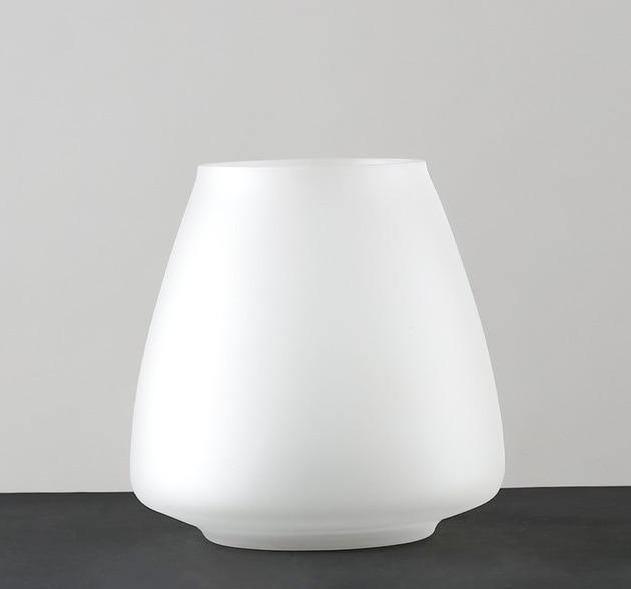 Frosted Blown Glass Vessel - Lily & Eden