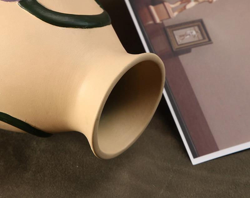 Ceramic Flower Vases with Cutout Design - Lily & Eden
