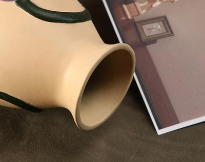 Ceramic Flower Vases with Cutout Design - Lily & Eden