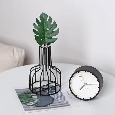 Vase with Test Tube and Iron Stand - Lily & Eden