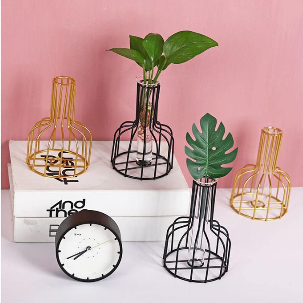 Vase with Test Tube and Iron Stand - Lily & Eden