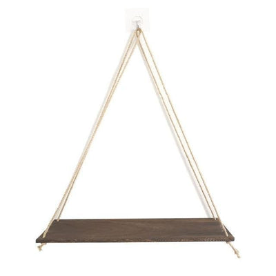 Wooden Rope Swing Wall-Mounted Shelf Sienna | Lily & Eden