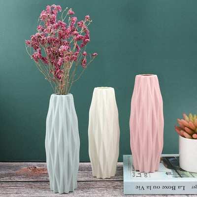 Angular Slim Floral Vase - Lily & Eden