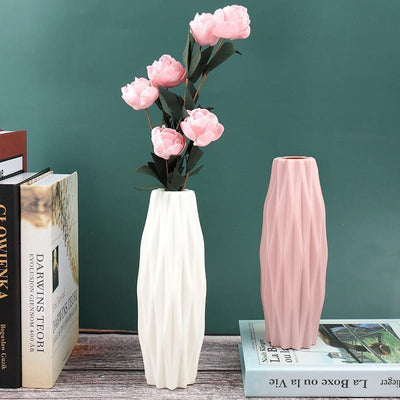 Angular Slim Floral Vase - Lily & Eden