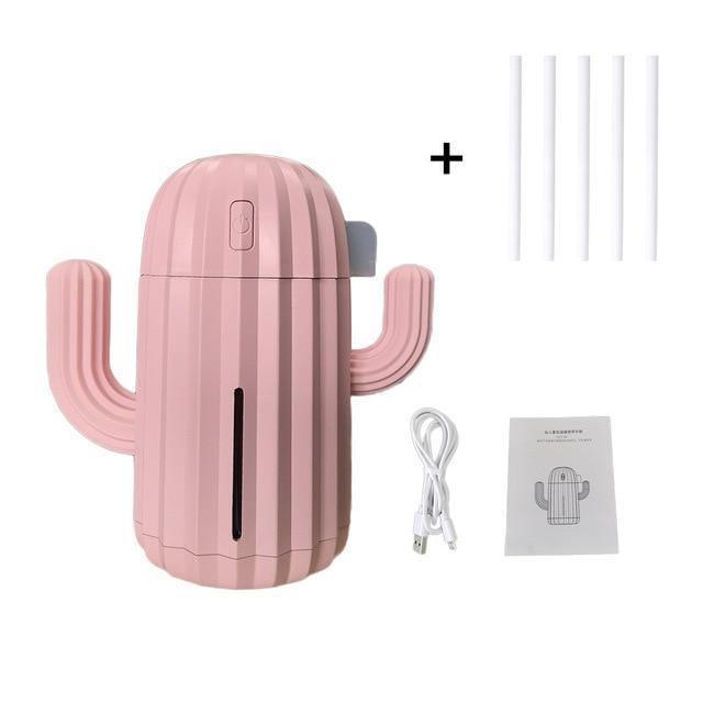 Compact Cactus LED USB Humidifier - Lily & Eden