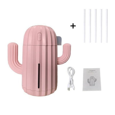 Compact Cactus LED USB Humidifier - Lily & Eden
