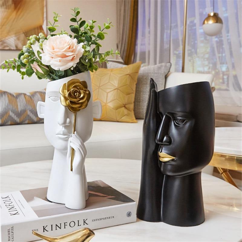 Contemporary Artistic Head Vases - Lily & Eden