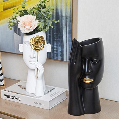 Contemporary Artistic Head Vases - Lily & Eden
