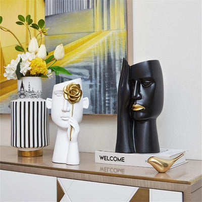 Contemporary Artistic Head Vases - Lily & Eden