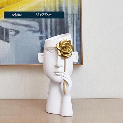 Contemporary Artistic Head Vases - Lily & Eden