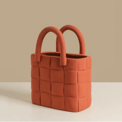 Basket Weave Garden Vase Ceramic - Lily & Eden
