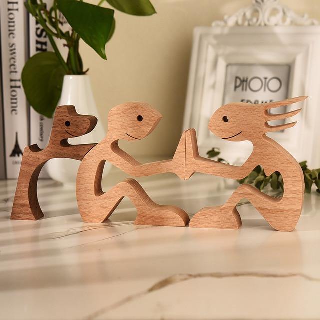 Wooden Figurines for Man's Best Friend - Lily & Eden