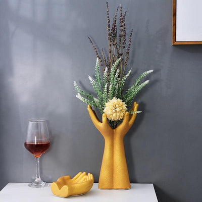 Tole Decorative Vase Gold | Lily & Eden
