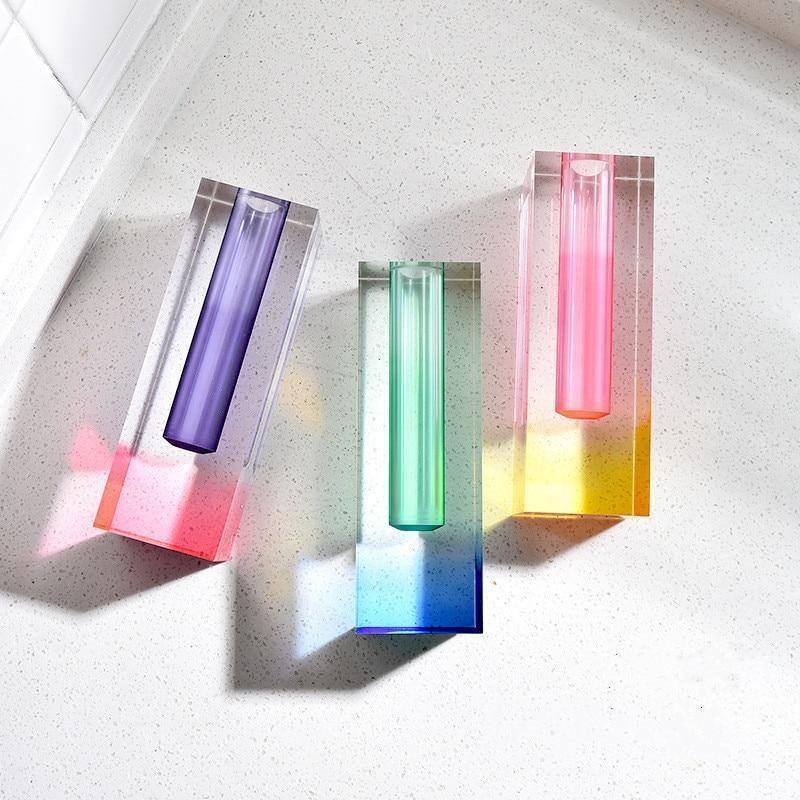 Contemporary Prism Acrylic Vase - Lily & Eden