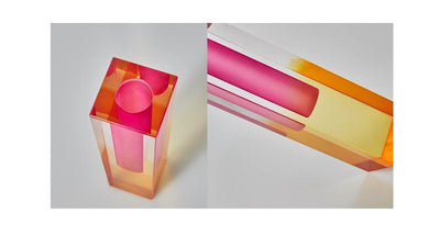 Contemporary Prism Acrylic Vase - Lily & Eden