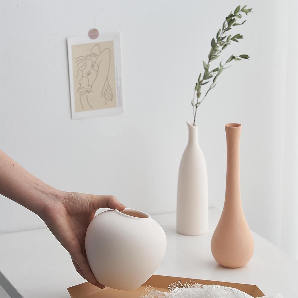 Shades of Neutral Ceramic Vases Sunflower | Lily & Eden