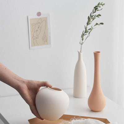 Shades of Neutral Ceramic Vases Sunflower | Lily & Eden