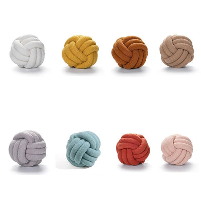 Triple Twist Cotton Fleece Cushion - Lily & Eden