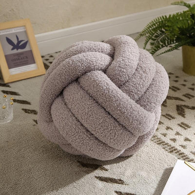 Triple Twist Cotton Fleece Cushion - Lily & Eden