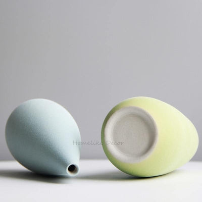 Delicate Hued Ceramic Floral Vases - Lily & Eden