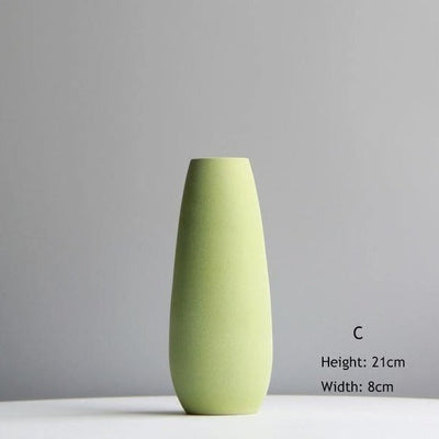 Delicate Hued Ceramic Floral Vases - Lily & Eden