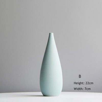 Delicate Hued Ceramic Floral Vases - Lily & Eden