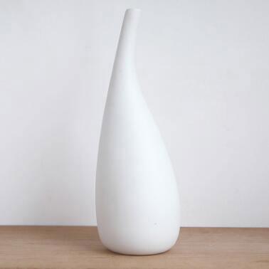 Water Drop White Porcelain Vase H: 32cm | Lily & Eden