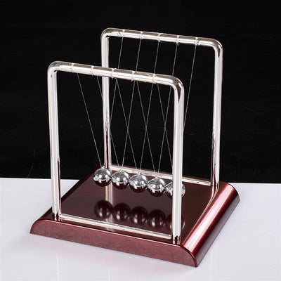 Compact Newton's Cradle Desktop Toy - Lily & Eden