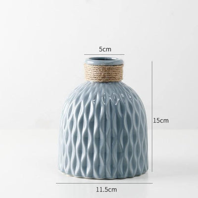 Ceramic Vase with Texture - Lily & Eden