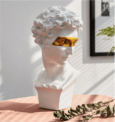 Florentine Gold Accent David Sculpture - Lily & Eden